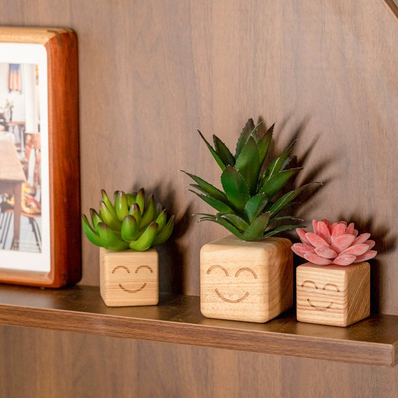 fake mini succulent plants Smiling Artificial Mini Succulents – Floral Supplies Store
