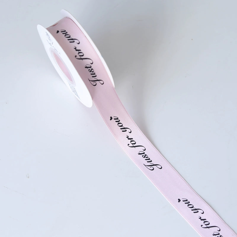 Ruban en coton JUST FOR YOU (2,5 cm x 9,1 m)