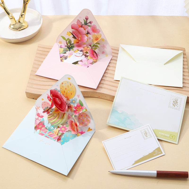 6pcs 3D Flower Thank You Cards for Mother's Day