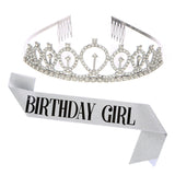 Load image into Gallery viewer, Birthday Girl Sash and Tiara Set