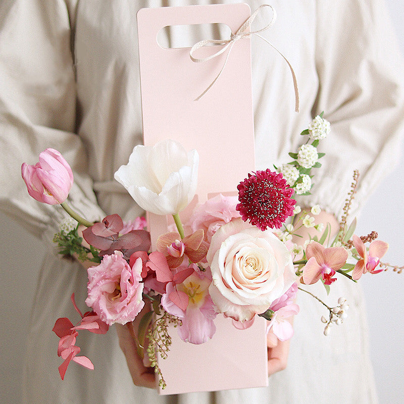 Lot de 10 boîtes d'emballage pour bouquet de fleurs