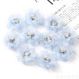 Load image into Gallery viewer, 4cm Organza Fabric Flower Heads Pack 30