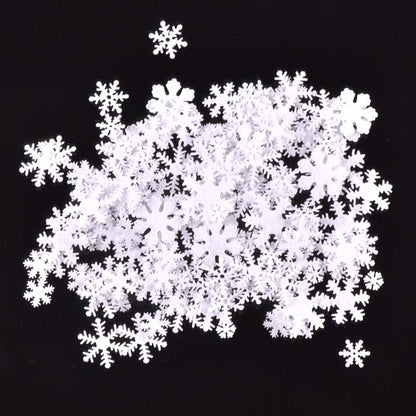 100 flocons de neige en tissu non tissé pour loisirs créatifs