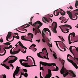 Load image into Gallery viewer, 20pcs Leopard Heart Flower Wrap Paper (57x57cm)