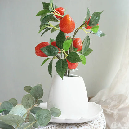Artificial Fruit Strawberry Garland (180cmL)