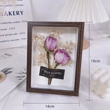 Load image into Gallery viewer, Real Dried Flower Photo Frame Stand (14x19cm)