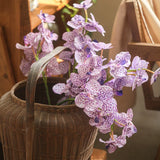 Load image into Gallery viewer, 24" Real Touch Purple Vanda Orchid Stem