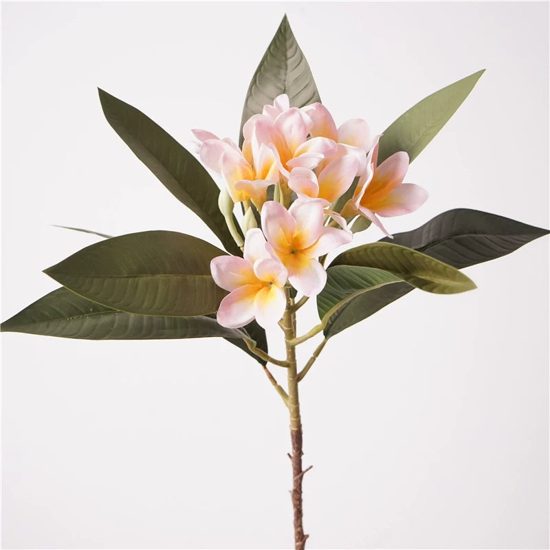 29" Real Touch Artificial Plumeria Spray