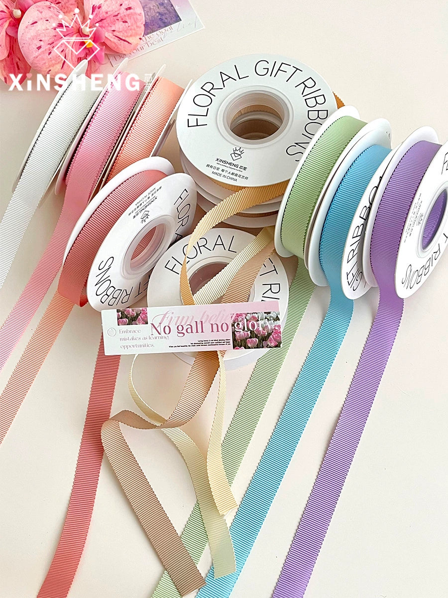 Spring Bright Color Florist Ribbon (16mmx12Yd)