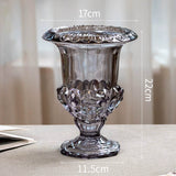 Load image into Gallery viewer, Pedestal Vintage Crystal Glass Urn Vase