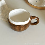 Load image into Gallery viewer, Coconut-Shaped Ceramic Coffee Mug