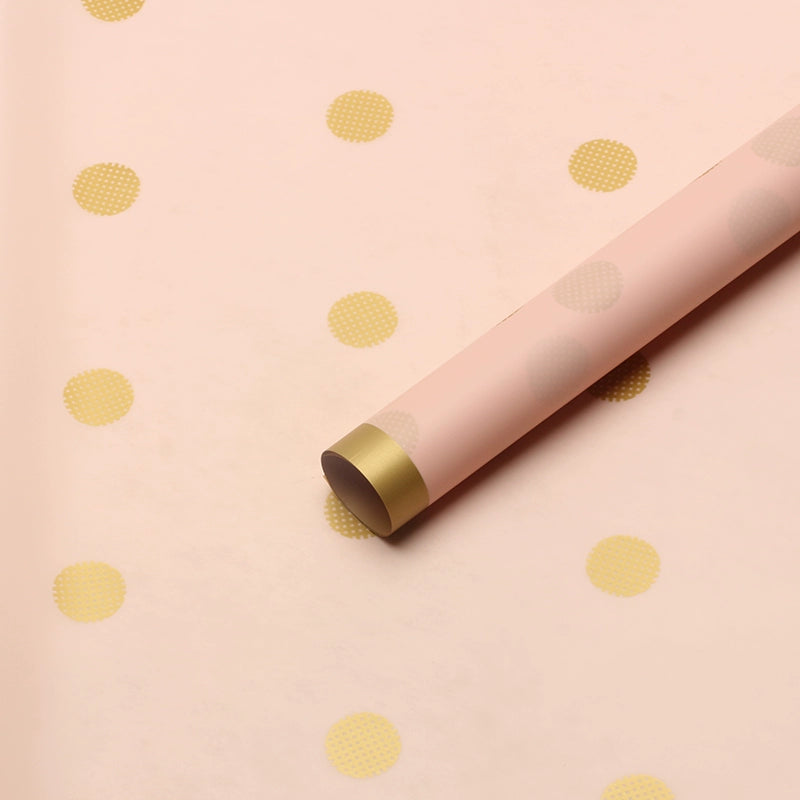 20pcs Polka Dots Frosted Cellophane Wrap (57x57cm)