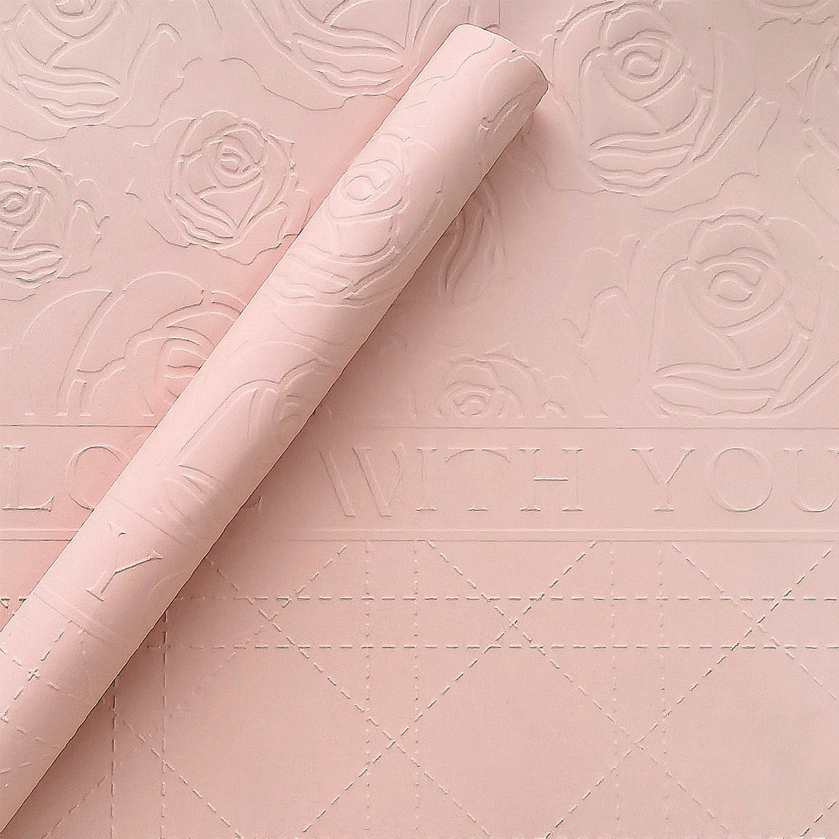 20pcs Valentine's Day Embossed Rose Bouquet Paper (38x53cm)