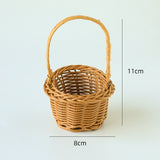 Load image into Gallery viewer, 2pcs Mini Rattan Flower Baskets