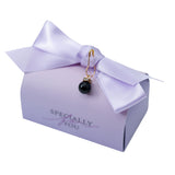 Load image into Gallery viewer, Lavender Purple Favor Box with Ribbon Set of 10