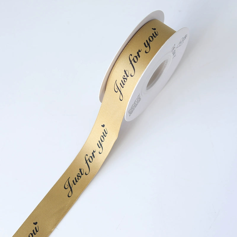 Ruban en coton JUST FOR YOU (2,5 cm x 9,1 m)
