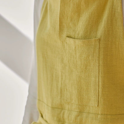 Breathable Linen Florist Apron with Pockets