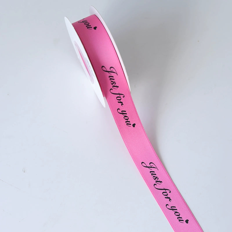 Ruban en coton JUST FOR YOU (2,5 cm x 9,1 m)