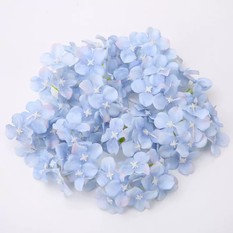 5cm Silk Hydrangea Flower Heads Pack 30