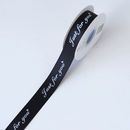 Ruban en coton JUST FOR YOU (2,5 cm x 9,1 m)
