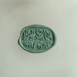 Load image into Gallery viewer, 30Pcs Dark Green Floral Wax Seal Stickers
