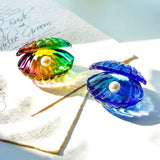 Load image into Gallery viewer, Iridescent Mini Glass Pearl Shell
