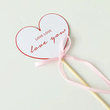 Load image into Gallery viewer, 10pcs LOVE YOU Floral Picks for Valentine’s Day