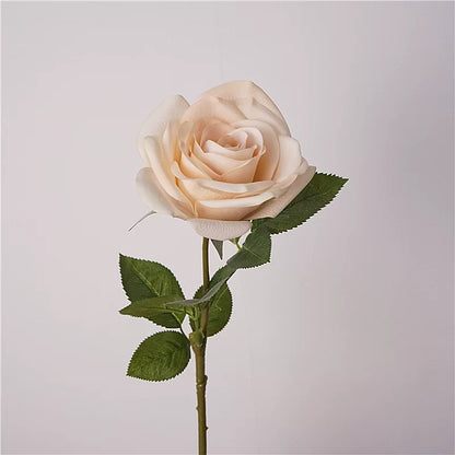 26" Real Touch Blue Corolla Rose Stem