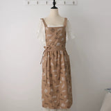 Load image into Gallery viewer, Floral Leaf Printing Apron for Women