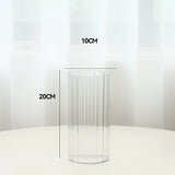 Load image into Gallery viewer, Clear Fluted Acrylic Flower Buckets for Hydrating &amp; Display