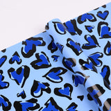 Load image into Gallery viewer, 20pcs Leopard Heart Flower Wrap Paper (57x57cm)