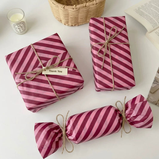 Diagonal Stripe Printed Tissue Paper Pack 50