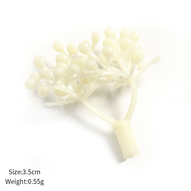 50pcs Artificial Foliage Fake Berries Stems