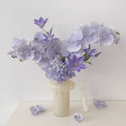 Fleur d'orchidée artificielle à longue tige de 37 po