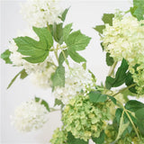 Load image into Gallery viewer, Artificial Snowball Hydrangea Spray (79cm)