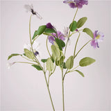 Load image into Gallery viewer, 3-Head Artificial Pansy Floral Spray (70cm)