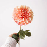 Load image into Gallery viewer, Soft Pink Artificial Dahlia Stem (57cm)