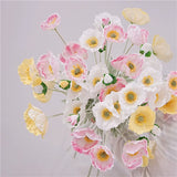 Load image into Gallery viewer, 4-Head Real Touch Artificial Poppy Spray (64cm)