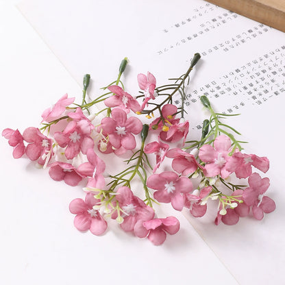 8cm Silk Hydrangea Flower Heads Pack 30