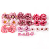 Load image into Gallery viewer, Assorted Silk Flower Heads DIY Material Kit