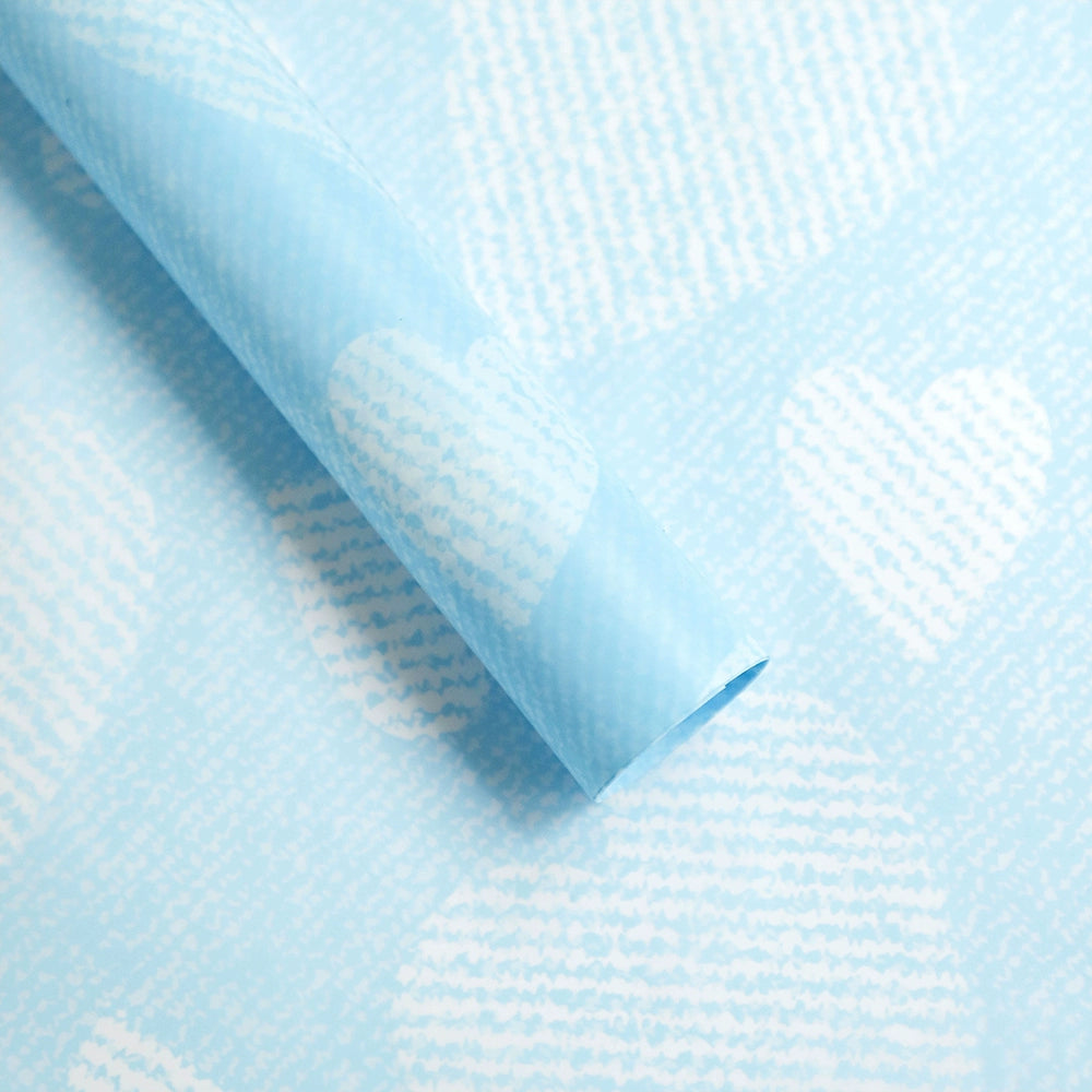 20pcs Heart Pattern Flower Wrap Paper (58x58cm)