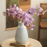 Load image into Gallery viewer, 24" Real Touch Purple Vanda Orchid Stem