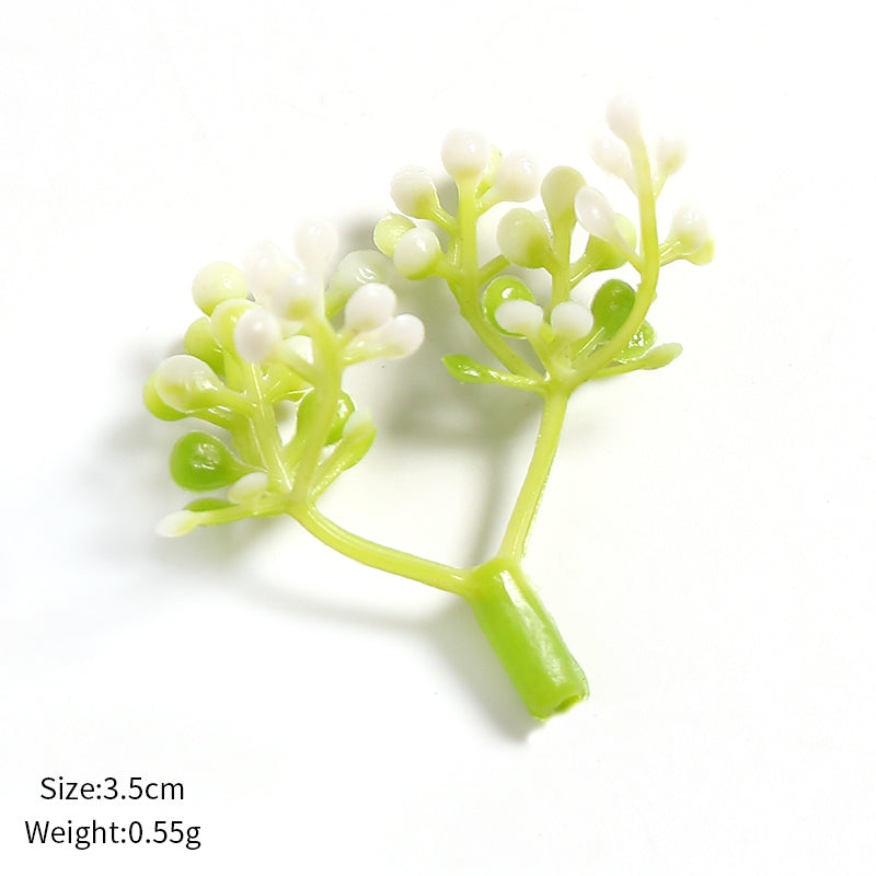50pcs Artificial Foliage Fake Berries Stems