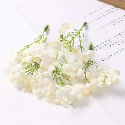 8cm Silk Hydrangea Flower Heads Pack 30