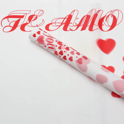 20pcs Love Declaration Cellophane Wrap (57x57cm)