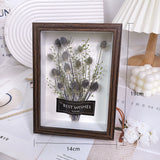 Load image into Gallery viewer, Real Dried Flower Photo Frame Stand (14x19cm)