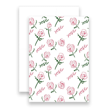 10pcs Rose Pattern Flower Wrap Paper (35x50cm)