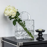 Load image into Gallery viewer, Transparent Handbag-Shaped Glass Vase