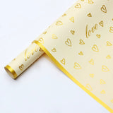 Load image into Gallery viewer, 20pcs Gold Edged Heart Bouquet Paper (57x57cm)