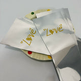 Load image into Gallery viewer, 50pcs Silver Mirrored Single Flower Sleeves